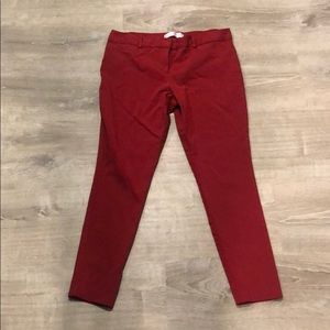 No Boundaries Red Ankle Pants